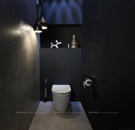 Комплект подвесной безободковый унитаз Jacob Delafon Rodin+ EDY102-00 белый + инсталляция Geberit Duofix 458.125.21.1 с кнопкой смыва хром - 6 изображение