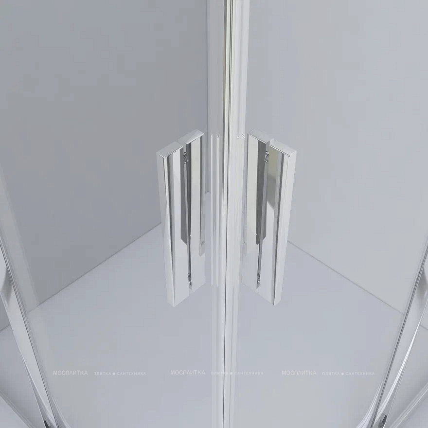 Душевой уголок Vincea Garda VSQ-1G800CL 80x80см хром, стекло прозрачное - 4 изображение