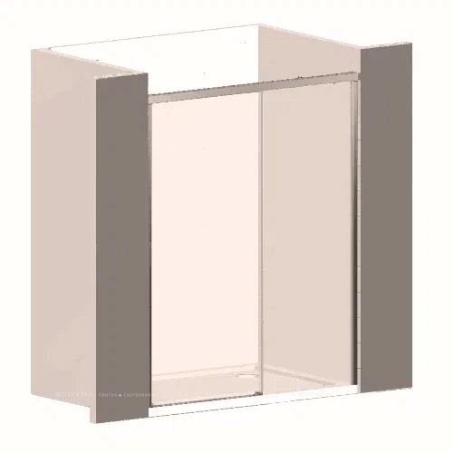 Душевая дверь Vincea Garda VDS-1G120CL 120 см хром, стекло прозрачное - 7 изображение