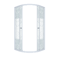 Душевой уголок Triton Стандарт Узоры 90x90 см четверть круга стекло с узором