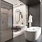 Смеситель для ванны с душем Creto Element 2.0-FL-BK матовый черный - 3 изображение
