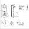 Комплект подвесной безободковый унитаз Jacob Delafon Struktura E21750RU-00 с сиденьем микролифт + система инсталляции с кнопкой черной - 2 изображение