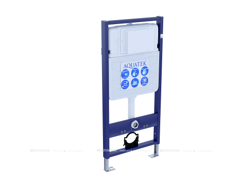 Комплект подвесной безободковый унитаз Aquatek Вега AQ1905-00 с сиденьем микролифт + система инсталляции Standard INS-0000012 - 3 изображение