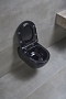 Унитаз подвесной безободковый beWash Bogen 88303206 с крышкой-сиденьем микролифт, чёрный глянец - 4 изображение