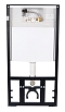 Комплект подвесной унитаз Bocchi Taormina 1012-001-0129 белый + инсталляция Bocchi 8010-1000 - 5 изображение
