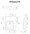 Раковина Ravak BeHappy II R 50 x 66,5 XJAP1100001, белый - 2 изображение