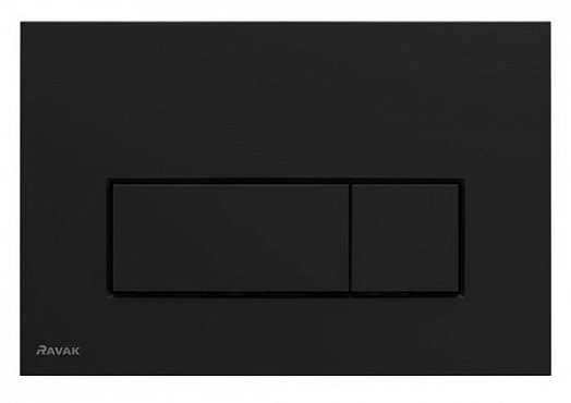 Кнопка смыва Ravak WC Uni Slim X01744, черная
