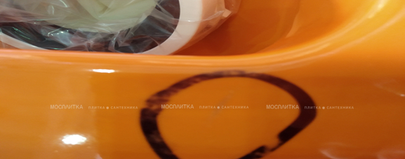 Чаша унитаза-компакт Bocchi Scala Arch 1133-012-0129 оранжевая - 4 изображение