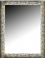 Зеркало Armadi Art Linea 534 рельефная резная рама из массива дерева, белое-золото 75х95