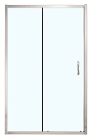 Душевая дверь Azario Milton 140х200 см AZ-ND6121 1400 профиль серебро, стекло прозрачное