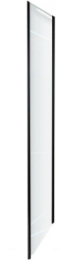 Боковая перегородка Jacob Delafon Contra 90х195 см E22FC90-BL профиль черный, стекло прозрачное - 2 изображение