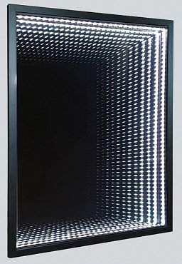 Зеркало Vincea LED VLM-2M80MB, 80x60 см c выключателем-датчиком на движение, черное