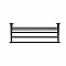 Полка для полотенец Duravit Starck T 0099444600 61 x 23.2 см, черная матовая