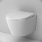Унитаз подвесной AM.PM Sense C741701SC Белый с сиденьем микролифт безободковый - 4 изображение