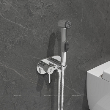 Встраиваемый смеситель с гигиеническим душем, Tidy, Milardo, TIDSBR0M08 - 2 изображение