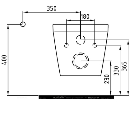 Унитаз подвесной безободковый Bien Neptun NPKA052N1VP0W5000 с крышкой-сиденьем микролифт, белый - 2 изображение
