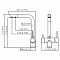 Смеситель для кухонной мойки Wasserkraft A8367 под фильтр, черный матовый - 3 изображение