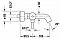 Смеситель Duravit C.1 C15230000010 для ванны - 3 изображение