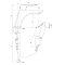 Смеситель для раковины с гигиеническим душем Paini Torre 98CR205/574 хром глянец - 8 изображение