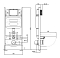 Комплект подвесной безободковый унитаз Aquatek Каир AQ1170-00 с микролифтом + система инсталляции Standard INS-0000014 с кнопкой смыва хром глянцевый - 11 изображение