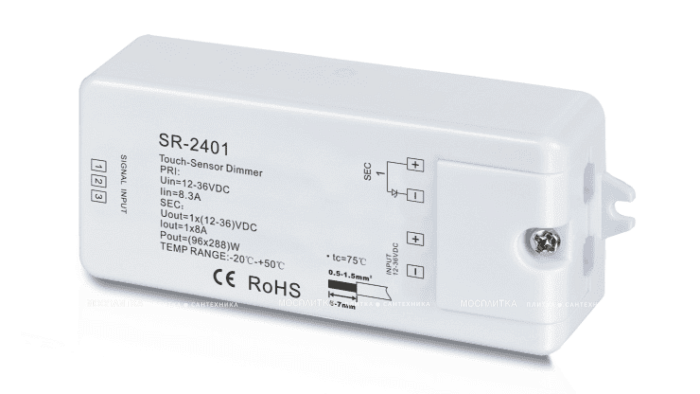 Сенсорный выключатель I-touch диммер SWG SR-2401 - 2 изображение