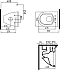 Унитаз подвесной безободковый Bien Harmony HRKA052N2VP0W3000 с крышкой-сиденьем микролифт, белый - 4 изображение